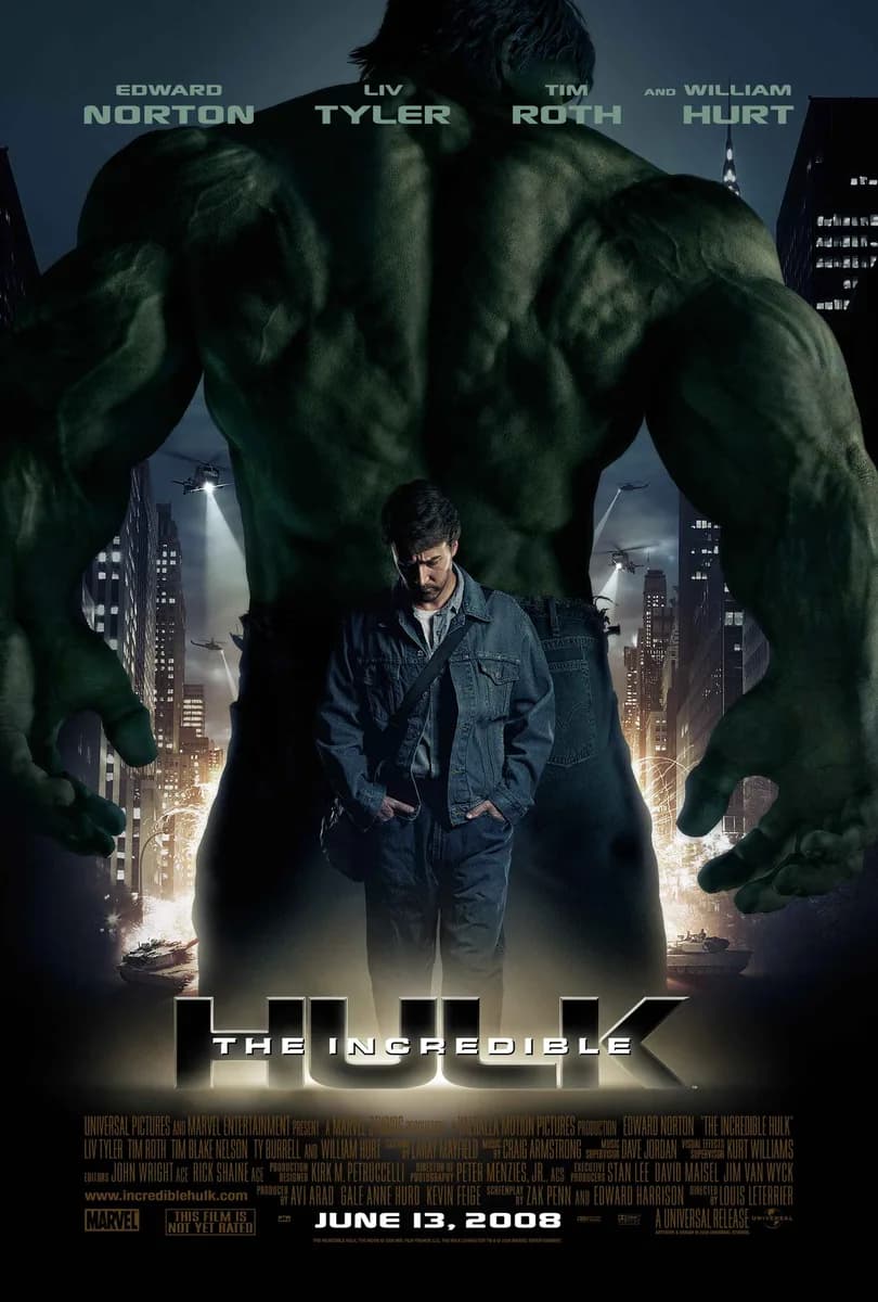 Cartel de El Increíble Hulk