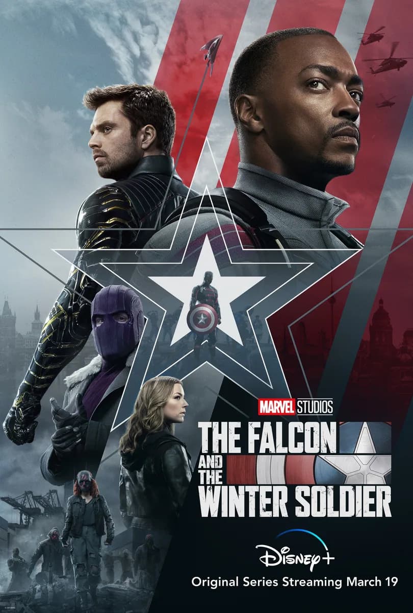 Cartel de Falcon y el Soldado de Invierno