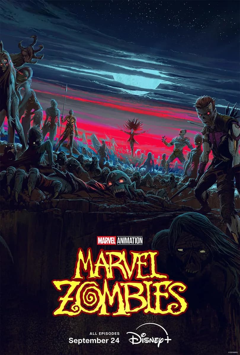 Cartel de Marvel Zombies