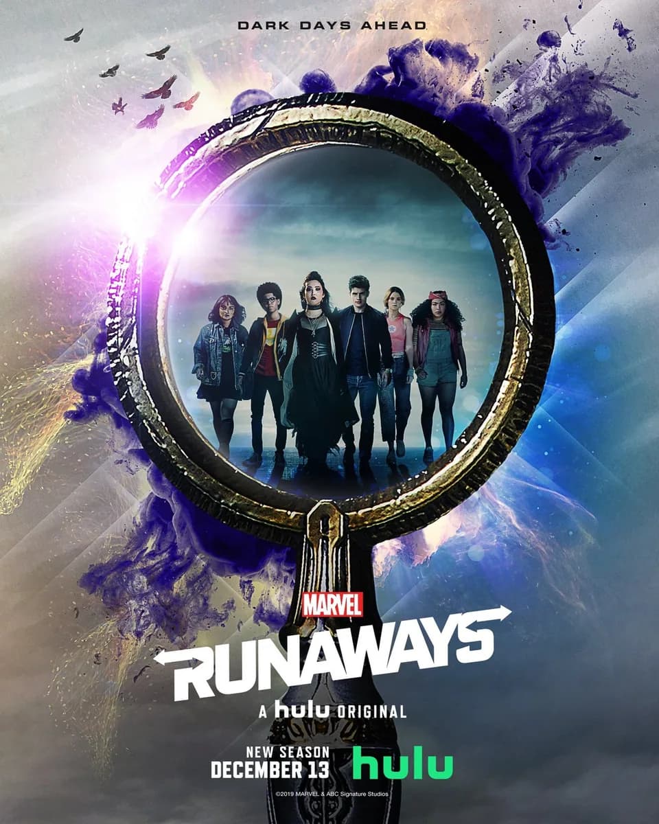 Cartel de Runaways · Temporadas 1–3