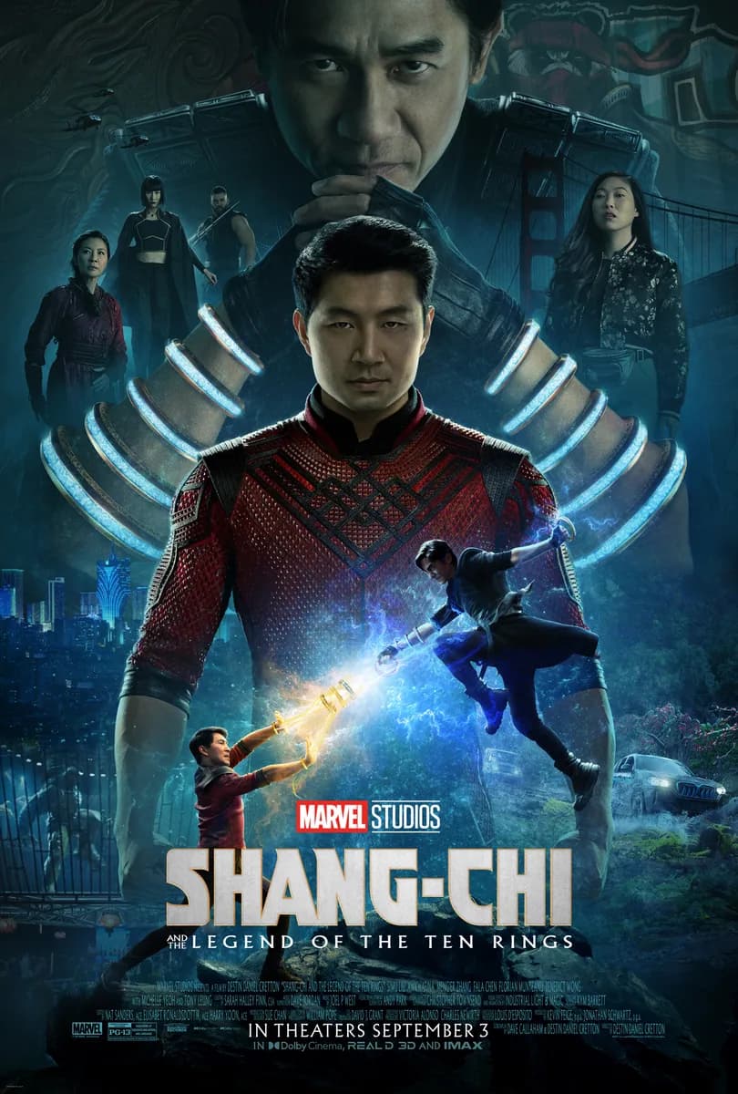 Cartel de Shang-Chi y la leyenda de los Diez Anillos