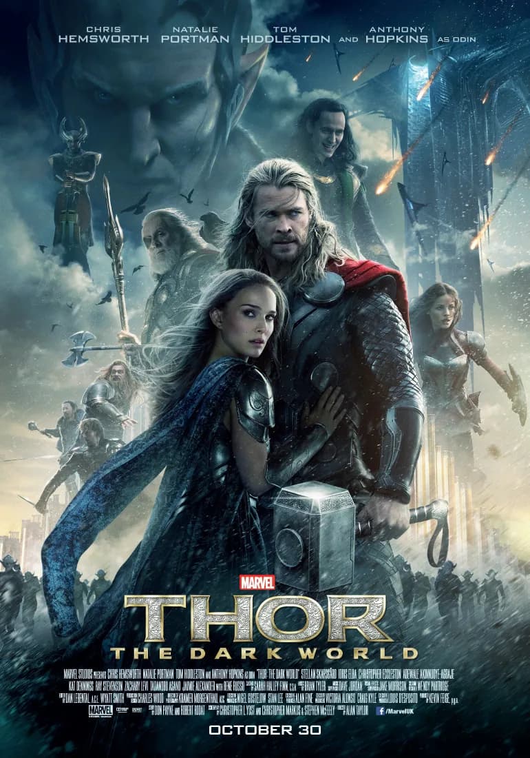 Cartel de Thor: El Mundo Oscuro