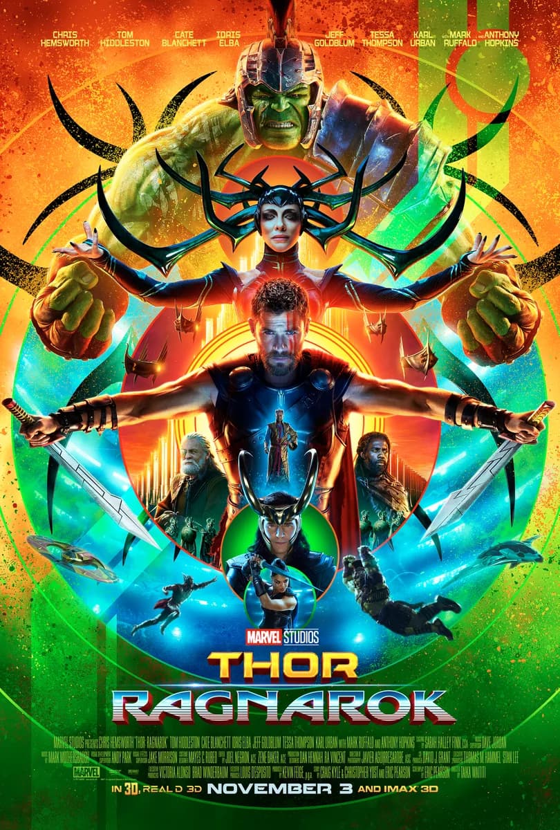 Cartel de Thor: Ragnarok